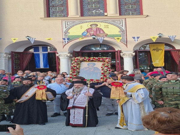 Μεθεόρτιος Εσπερινός και Λιτάνευση της Εικόνος στον Ι. Ν. Αγ. Παντελεήμονος Ιλισσού