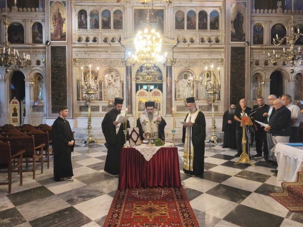 Τελέστηκε ὁ Ἁγιασμός τῆς Σχολῆς Βυζαντινῆς Μουσικῆς τῆς Ἱ. Μητροπόλεως Χίου